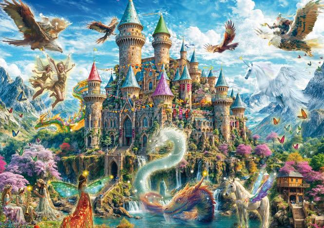 Y Rhonda - Fairytale Castle in the Land of Imagination 💎 - Schmidt puzzle collectible [Barcode 4001504597917] - Main Image 2