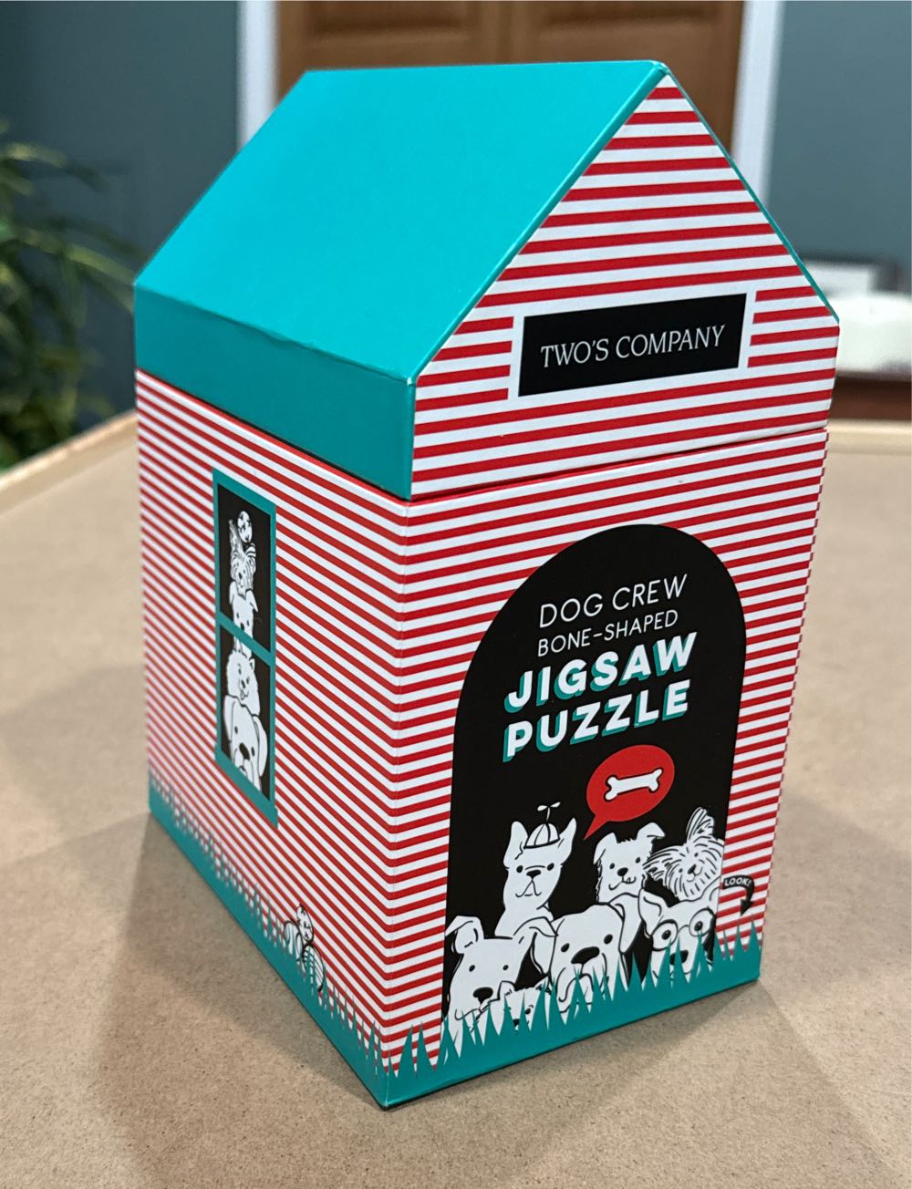 Dog Crew Bone Shaped Puzzle - Two’s Company puzzle collectible [Barcode 019218337853] - Main Image 2