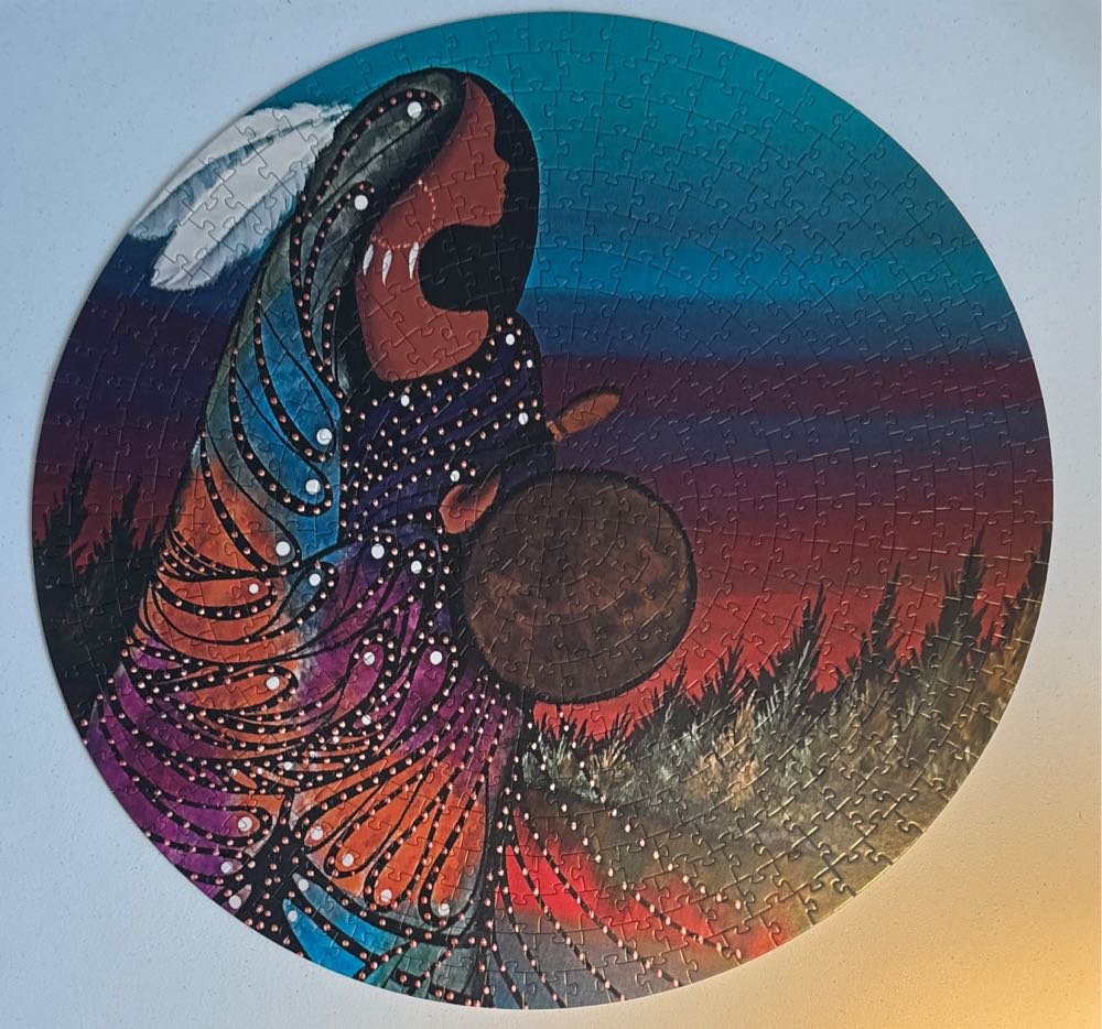 Aurora Drummer - Indigenous Collection puzzle collectible [Barcode 772665160077] - Main Image 2