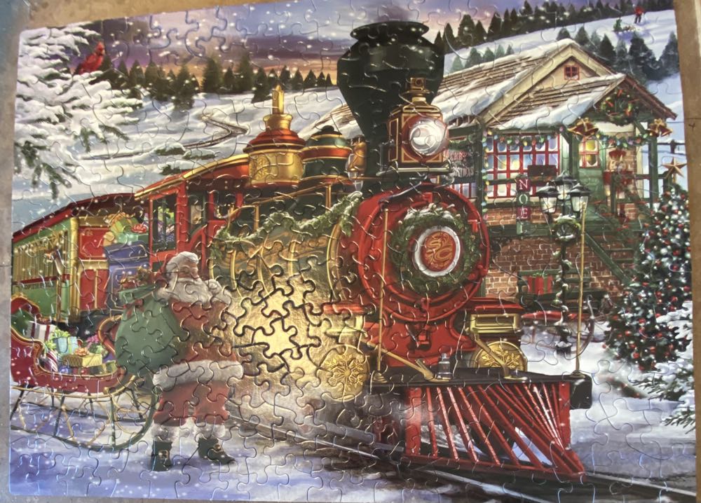 Santa At The Station - Suns Out puzzle collectible [Barcode 796780319776] - Main Image 2