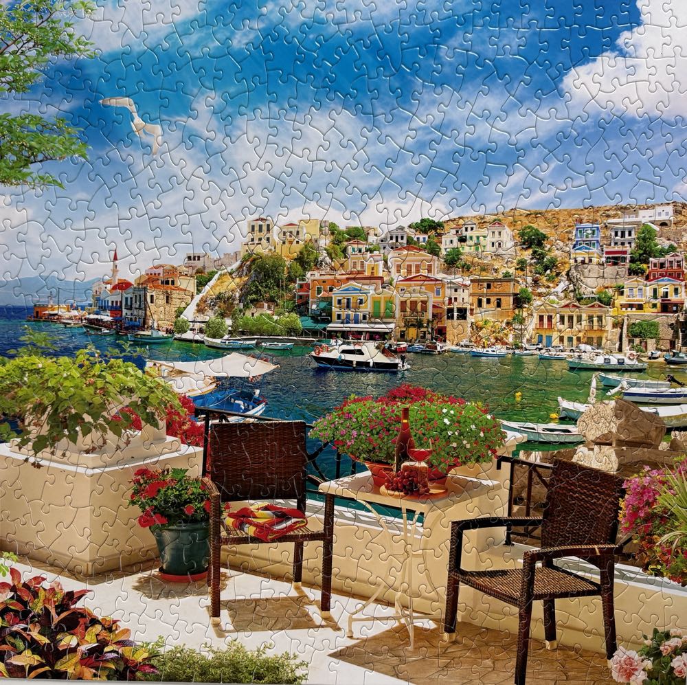 Mediterranean Terrace Europe - Q Puzzles puzzle collectible - Main Image 2