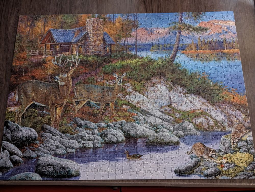 Cabin Visitors  puzzle collectible [Barcode 628136658751] - Main Image 4