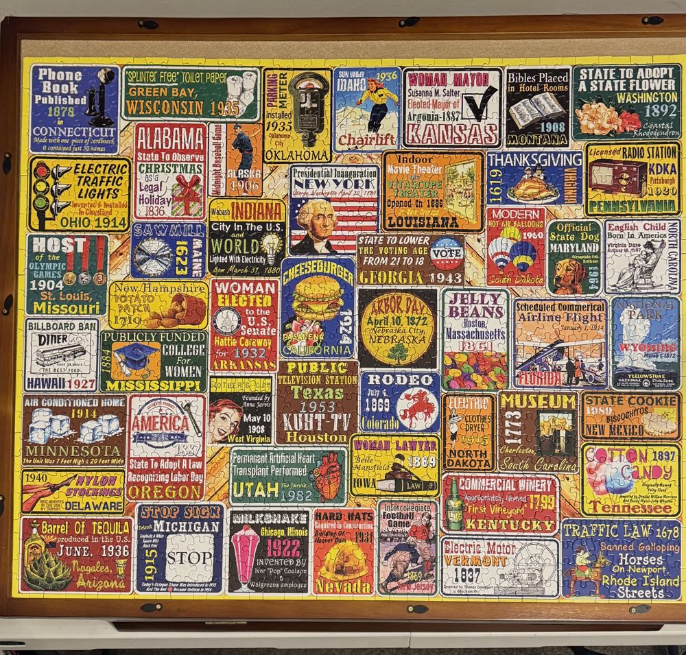 America’s First 🌟 - White Mountain puzzle collectible [Barcode 724819268825] - Main Image 2