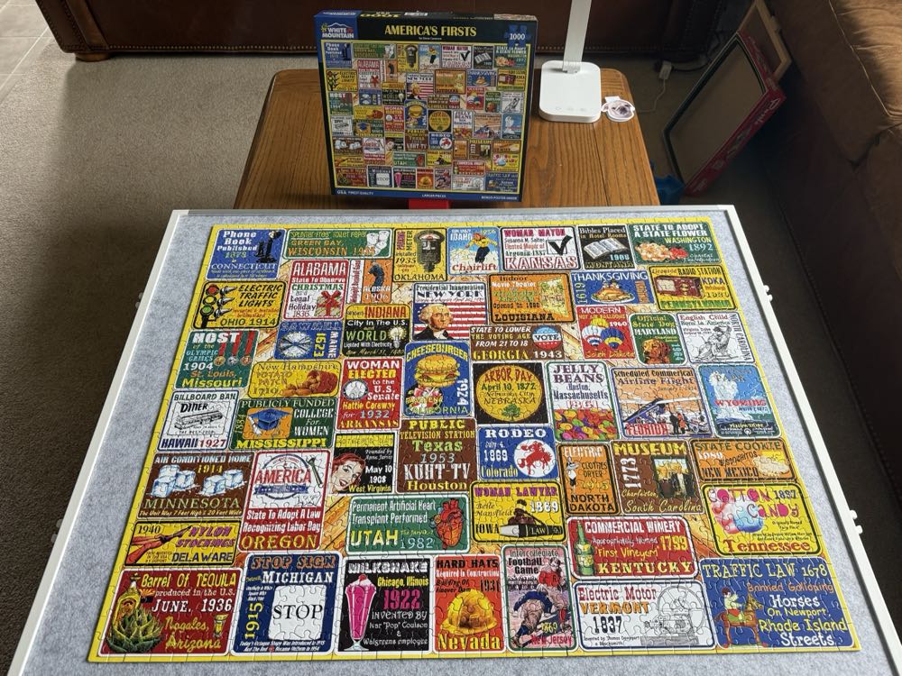 America’s First 🌟 - White Mountain puzzle collectible [Barcode 724819268825] - Main Image 3