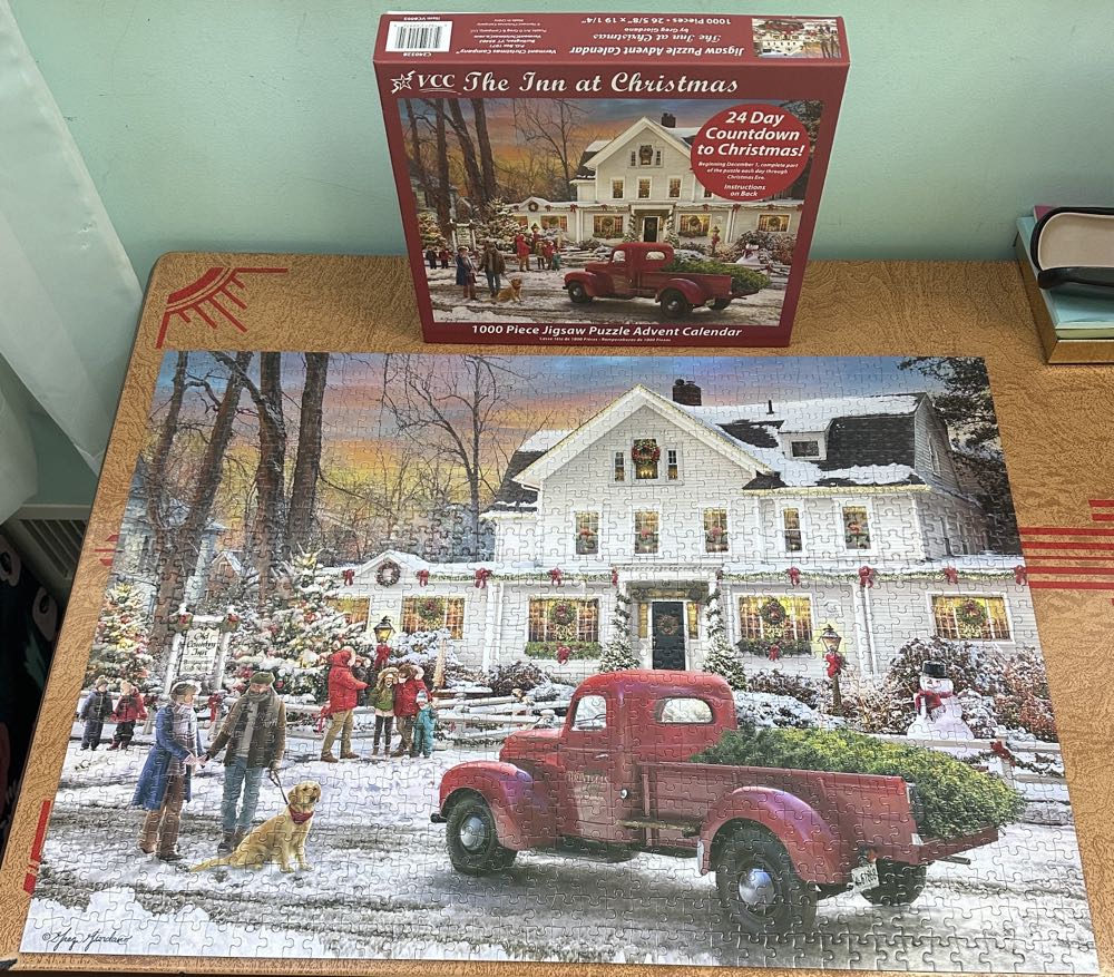 The Inn At Christmas - Vermont Christmas  Company puzzle collectible [Barcode 819273024329] - Main Image 2