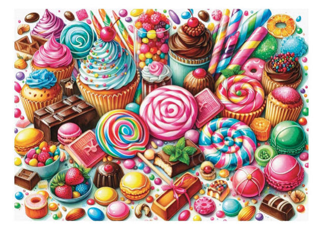 Sweet Treats - Delfy puzzle collectible [Barcode 0658606876279] - Main Image 2