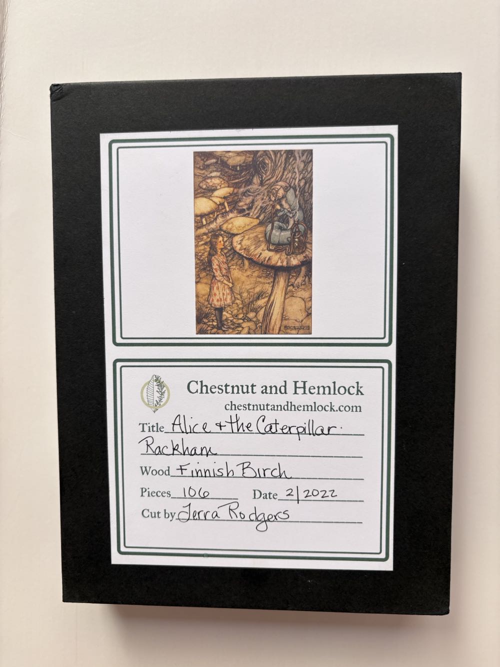 Alice and the Caterpillar - Chestnut & Hemlock puzzle collectible - Main Image 2