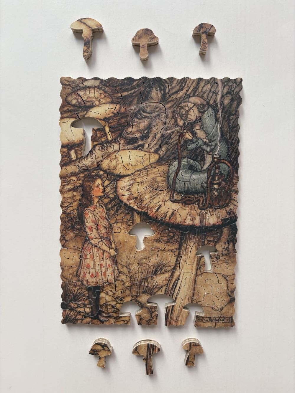 Alice and the Caterpillar - Chestnut & Hemlock puzzle collectible - Main Image 4