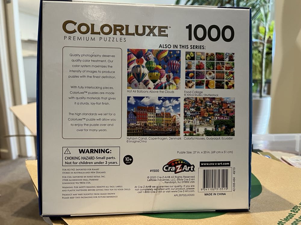 Colourful windows - Colorluxe puzzle collectible [Barcode 9341102313515] - Main Image 2