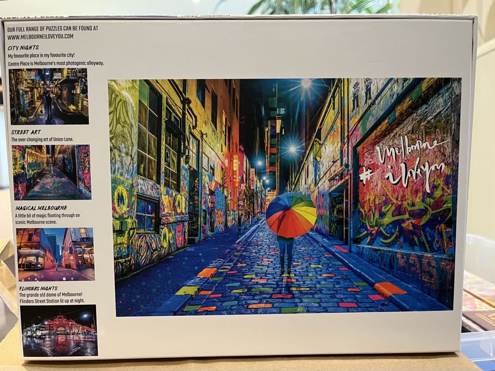 Hosier Lane - Melbourne I Love You puzzle collectible [Barcode 9525250405814] - Main Image 2