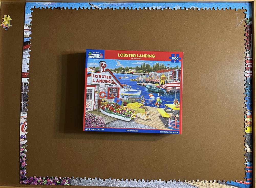 Lobster Landing - White Mountain Puzzles puzzle collectible [Barcode 724819268801] - Main Image 4