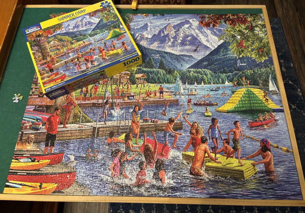 Summer Camp - White Mountain Puzzles puzzle collectible [Barcode 724819268764] - Main Image 3