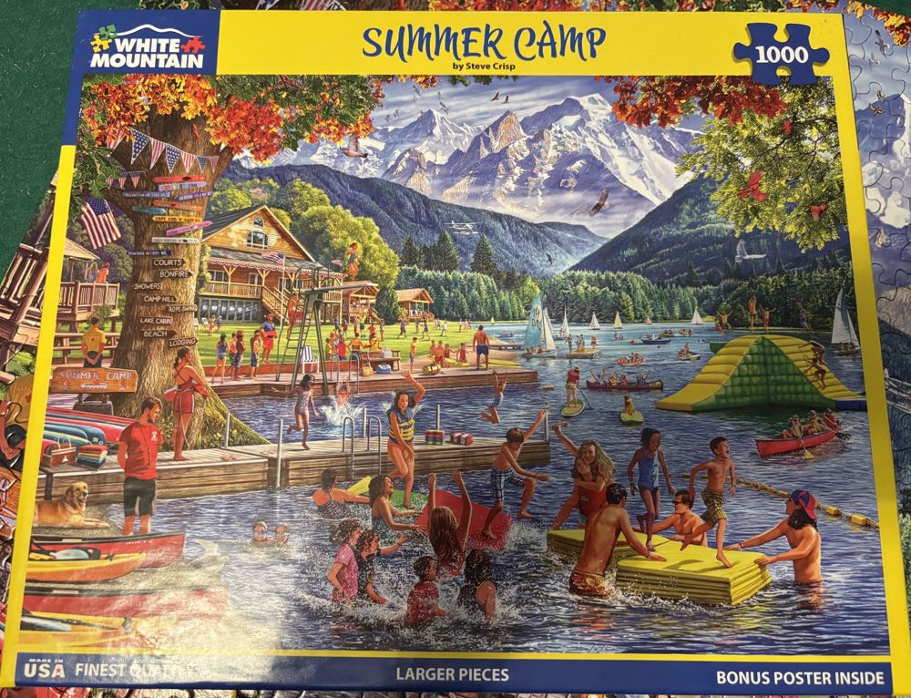 Summer Camp - White Mountain Puzzles puzzle collectible [Barcode 724819268764] - Main Image 4