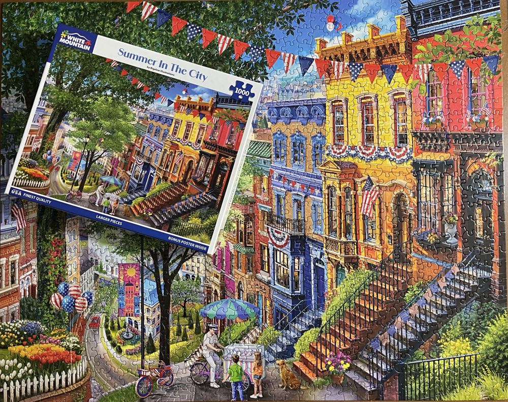 Summer in The City 💎 - White Mountain puzzle collectible [Barcode 724819268856] - Main Image 3
