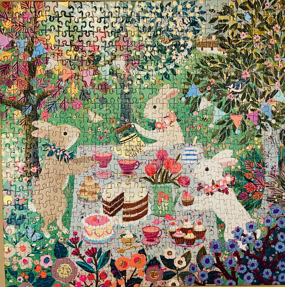 Spring Tea Party - Galison puzzle collectible [Barcode 9780735384514] - Main Image 2