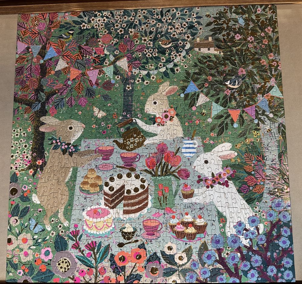 Spring Tea Party - Galison puzzle collectible [Barcode 9780735384514] - Main Image 3