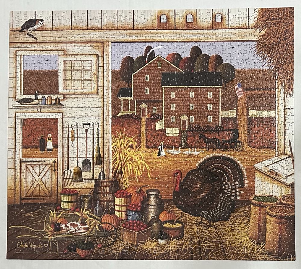 Turkey in the Straw🧩 - Milton Bradley puzzle collectible - Main Image 2