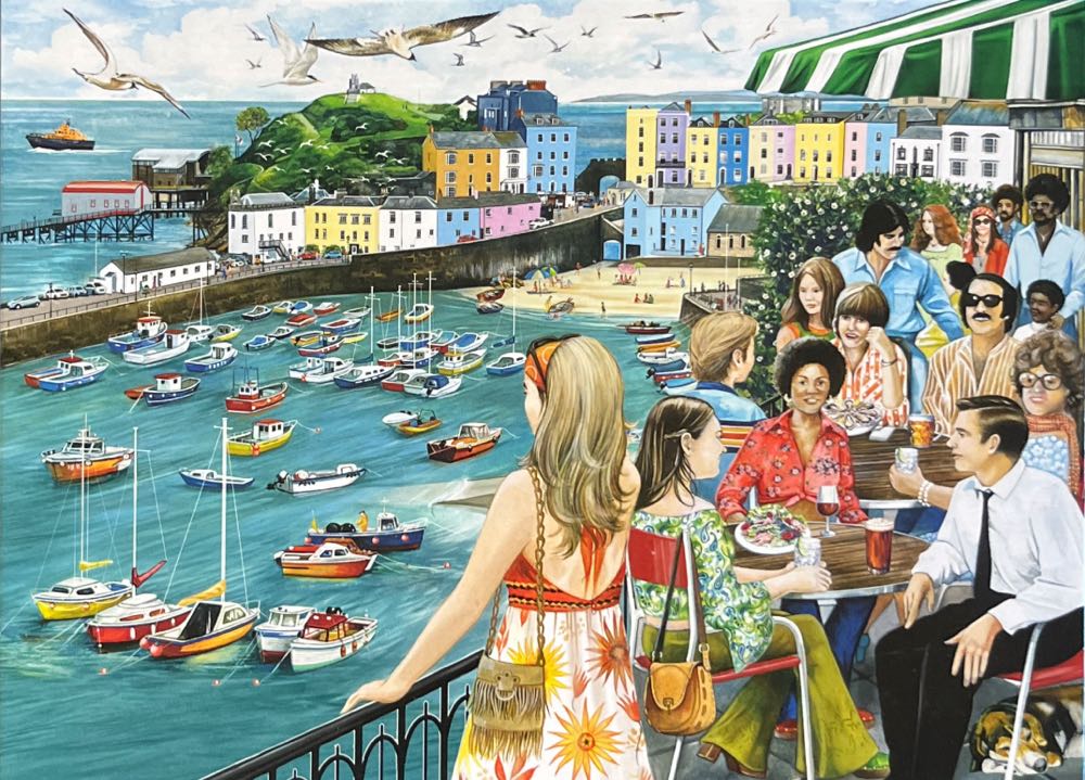 Dining At Tenby - Gibsons puzzle collectible [Barcode 5012269064384] - Main Image 2