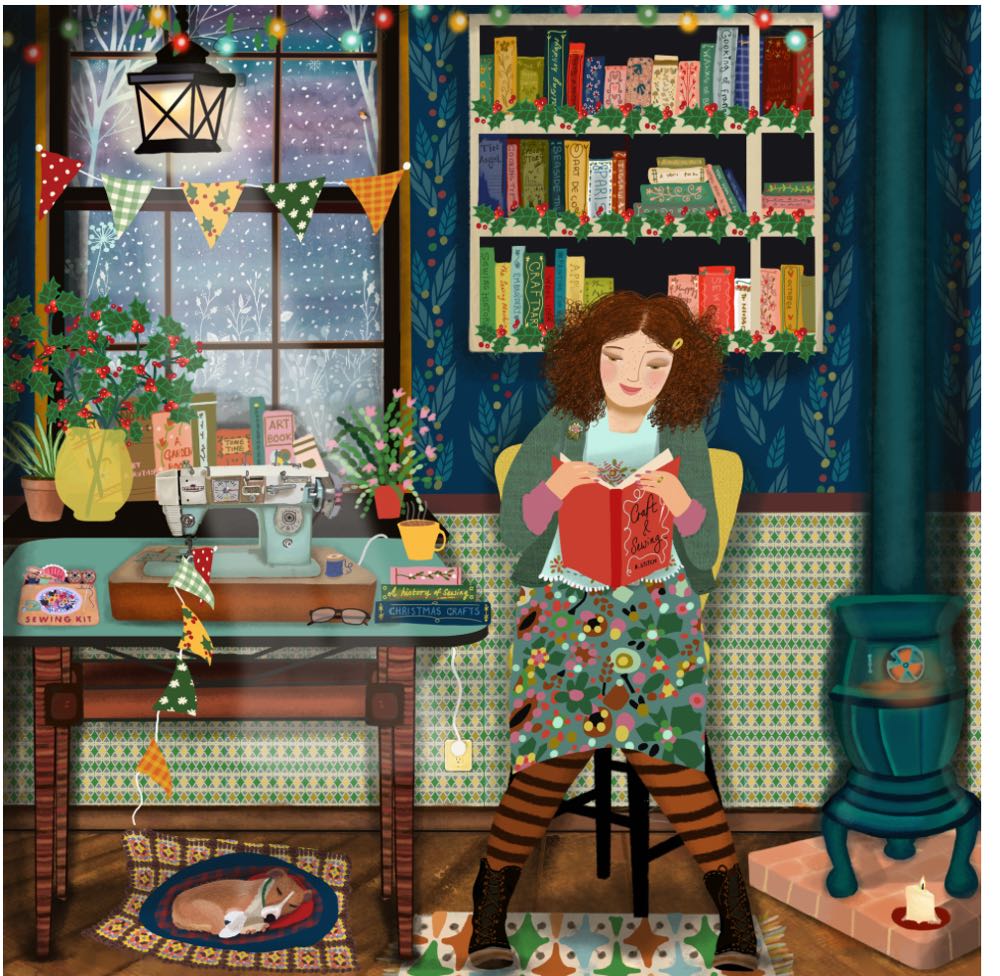 Sewing And Reading - Pieces & Peace puzzle collectible [Barcode 3667232001754] - Main Image 2