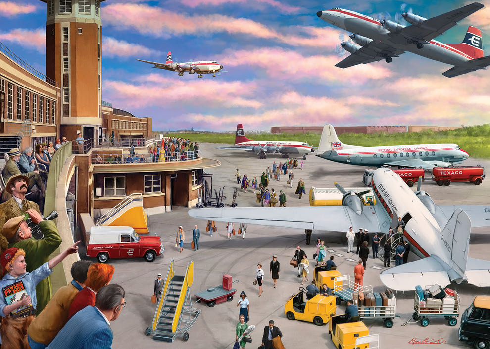 The Viewing Platform (Petra Lenen) - Falcon de luxe puzzle collectible [Barcode 8721017603023] - Main Image 2