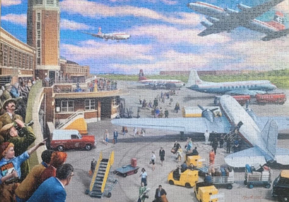 The Viewing Platform (Petra Lenen) - Falcon de luxe puzzle collectible [Barcode 8721017603023] - Main Image 3