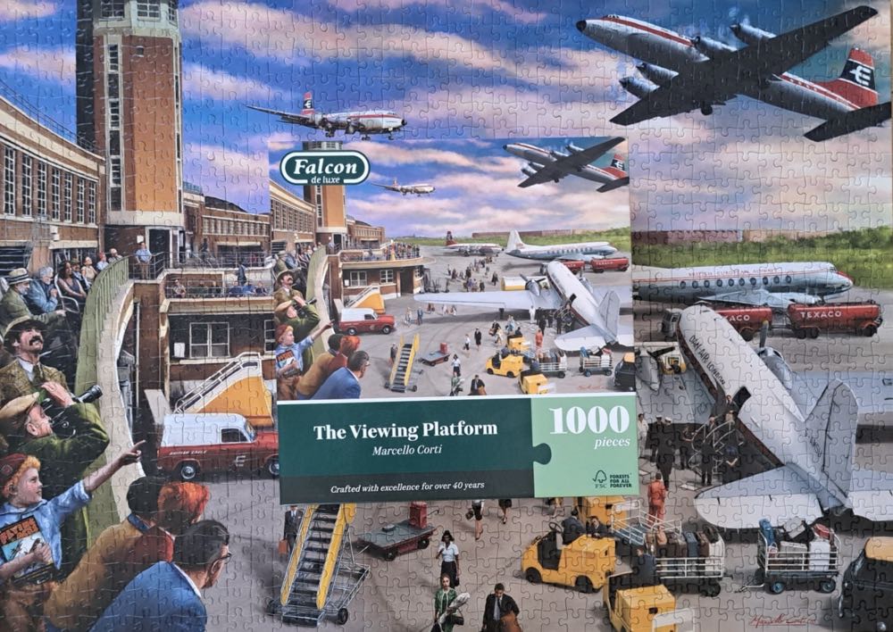 The Viewing Platform (Petra Lenen) - Falcon de luxe puzzle collectible [Barcode 8721017603023] - Main Image 4