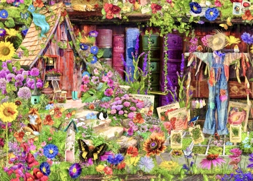 The Scarecrow’s Garden (NIB) - Cra-Z-Art puzzle collectible - Main Image 2