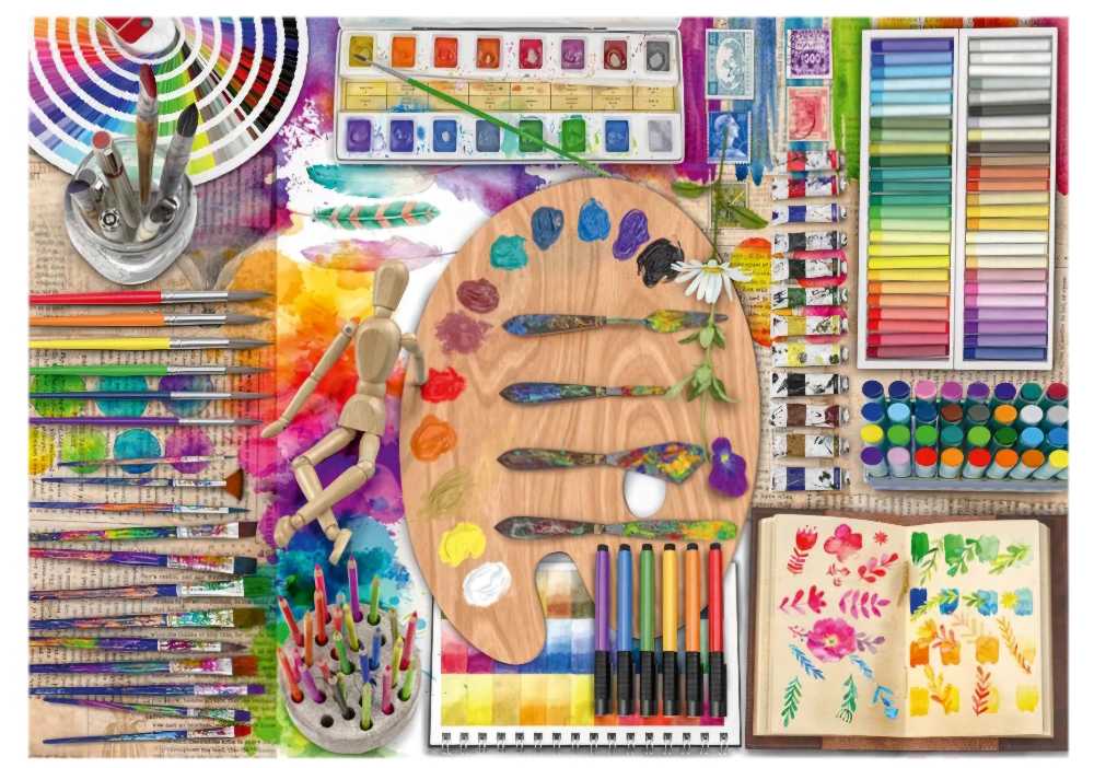 Colorful Gardening Collage