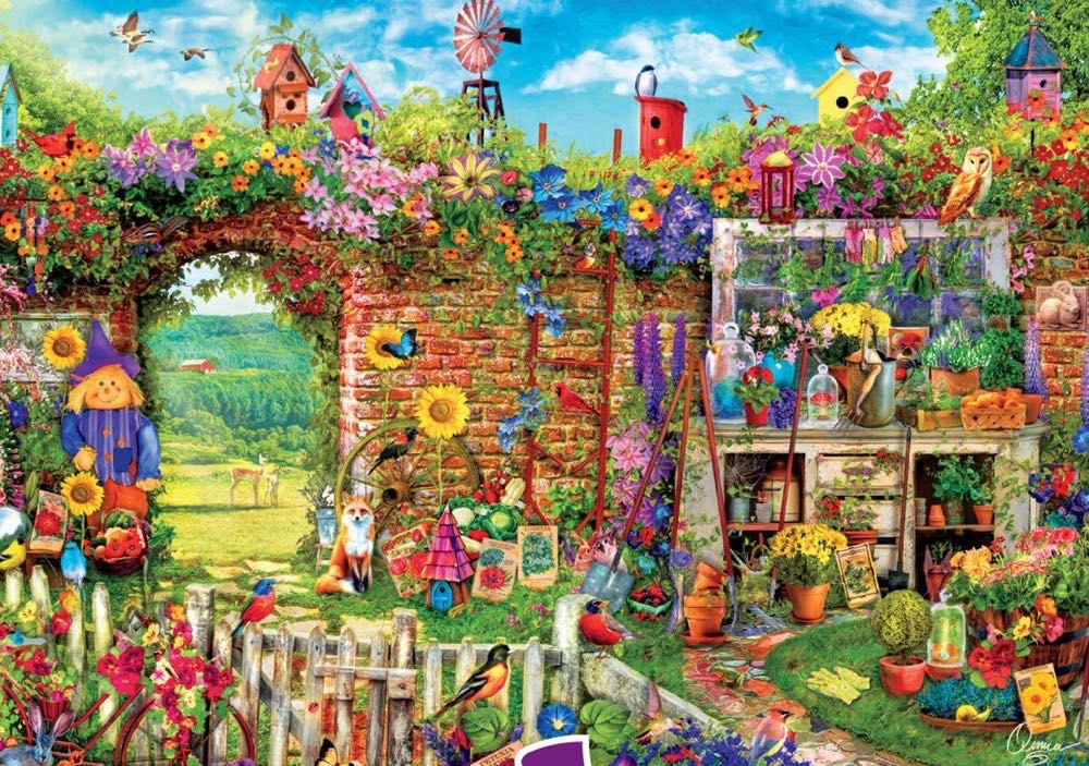 Aimee Stewart - Garden Gate - Buffalo puzzle collectible - Main Image 2