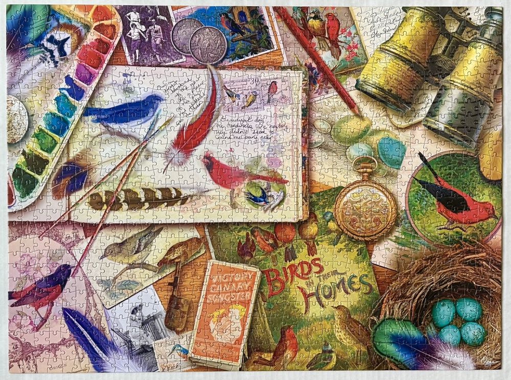 Vintage Birdwatcher🧩 - Buffalo puzzle collectible - Main Image 2