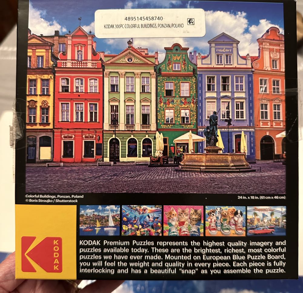 Colorful Buildings, Ponzan Poland - Kodak / Cra-Z-Art puzzle collectible [Barcode 4895145458740] - Main Image 2