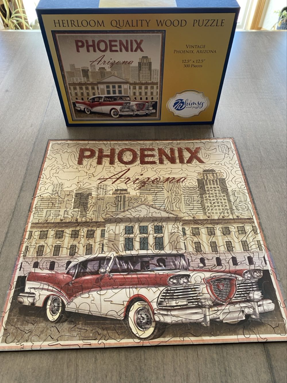 Vintage Phoenix Arizona - Whimsy Wood Puzzles puzzle collectible [Barcode 810040927126] - Main Image 3