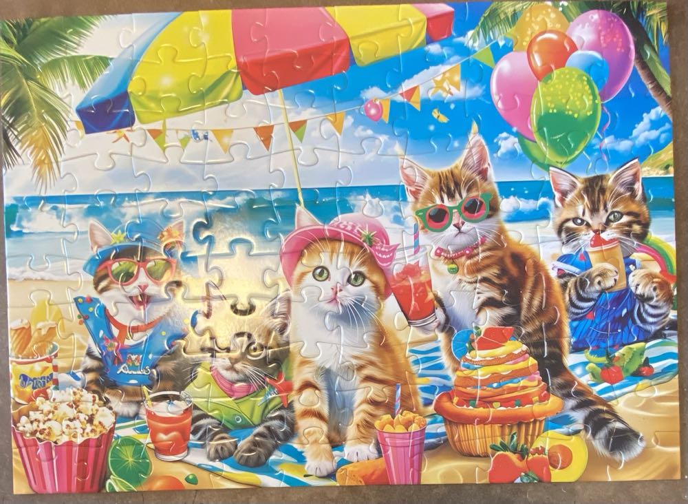 Cats On The Beach - Jeacirio puzzle collectible - Main Image 2