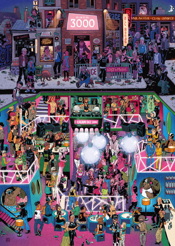 Disco 3000 - Heye Puzzle puzzle collectible [Barcode 4001689300852] - Main Image 2