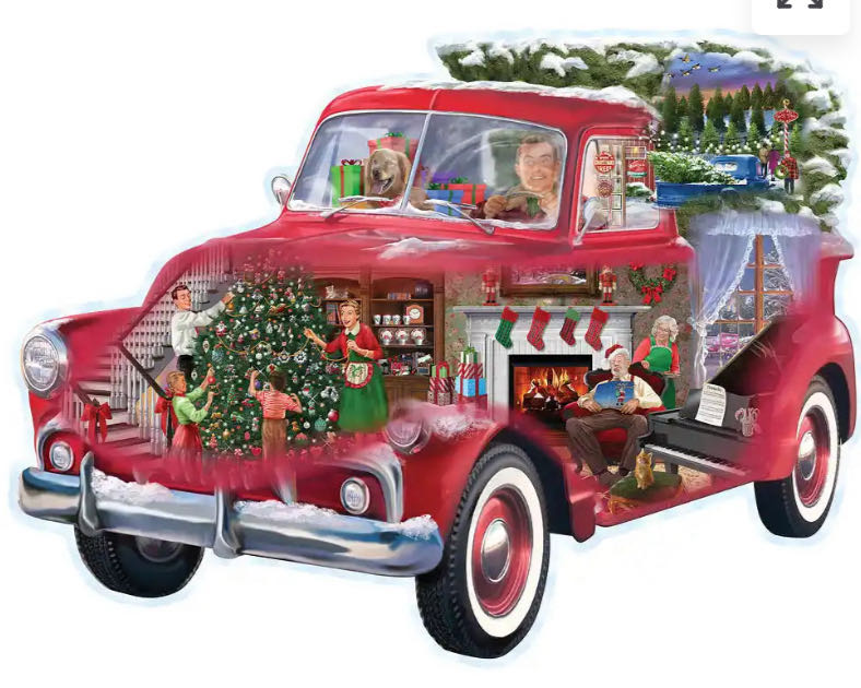 Christmas Truck - Cheryl  - Bits And Pieces puzzle collectible - Main Image 2