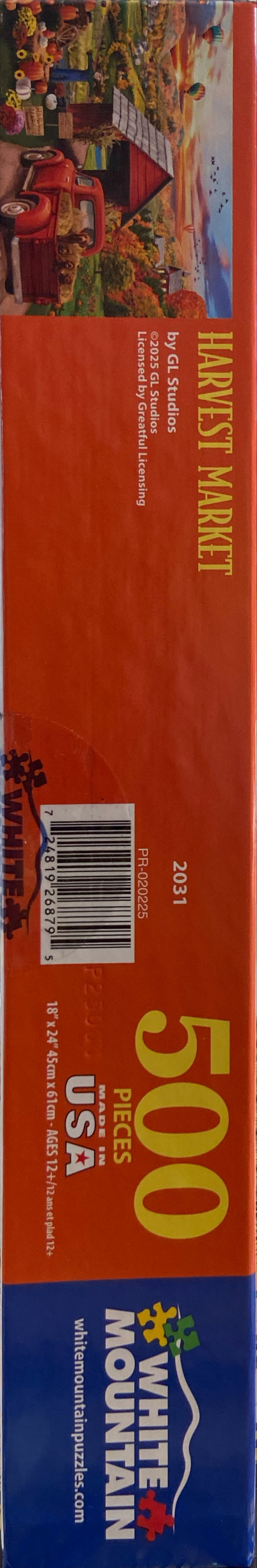 Harvest Market - White Mountain puzzle collectible [Barcode 724819268795] - Main Image 2