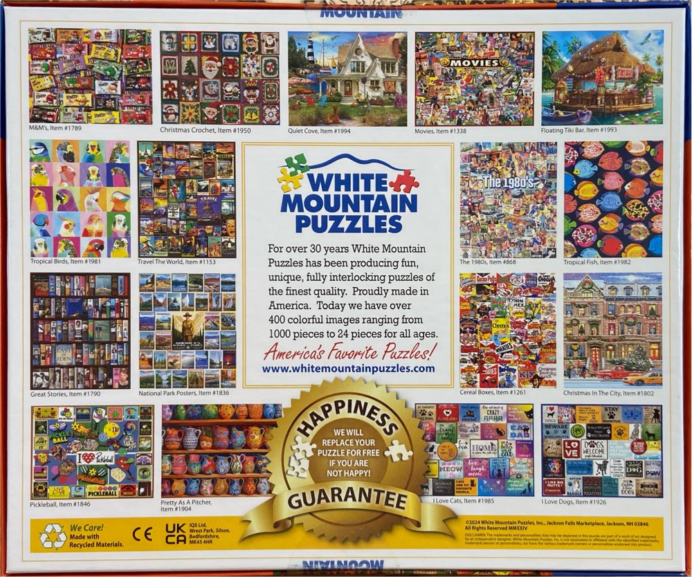 Harvest Market - White Mountain puzzle collectible [Barcode 724819268795] - Main Image 4