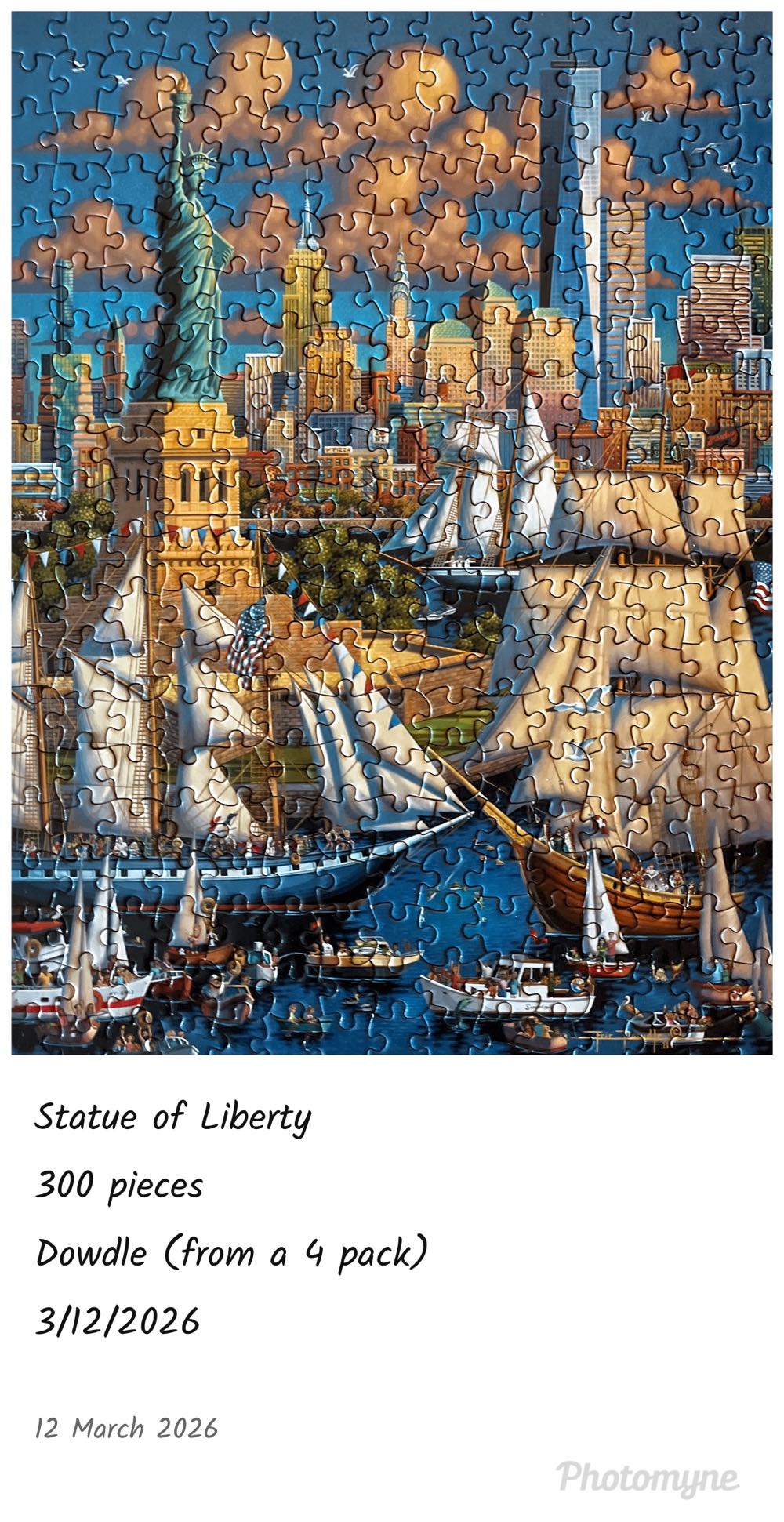 Dowdle 4 Pack - Buffalo Games puzzle collectible [Barcode 079346094059] - Main Image 4