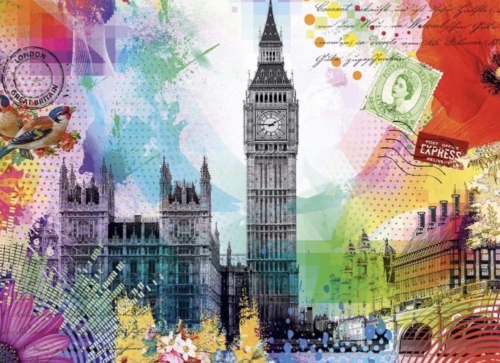 London Postcard - Ravensburger puzzle collectible [Barcode 4005555003090] - Main Image 2
