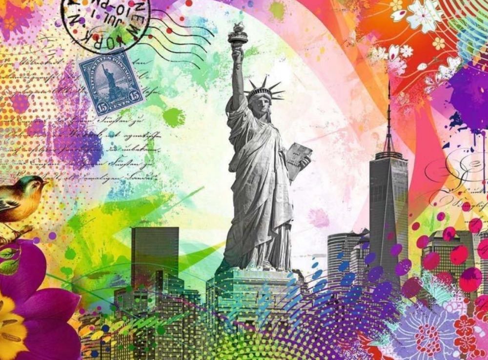 New York Postcard - Ravensburger puzzle collectible [Barcode 4005556173792] - Main Image 2