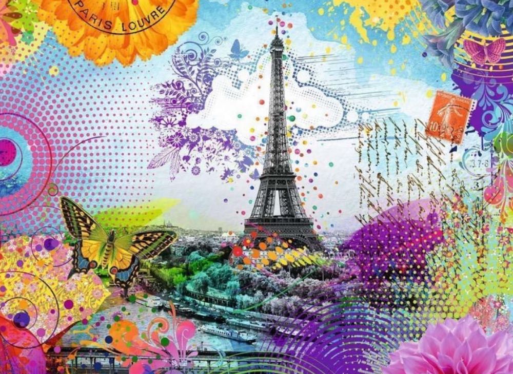Paris Postcard 🔒 - Ravensburger puzzle collectible [Barcode 4005555007722] - Main Image 2