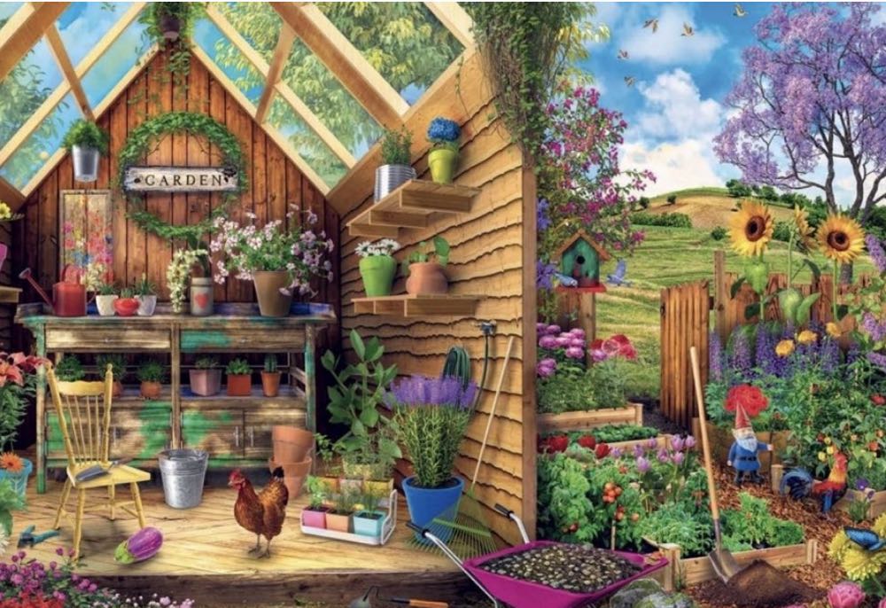 Gardener’s Getaway ✅🚪 - Ravensburger 300 puzzle collectible [Barcode 4005556167876] - Main Image 2