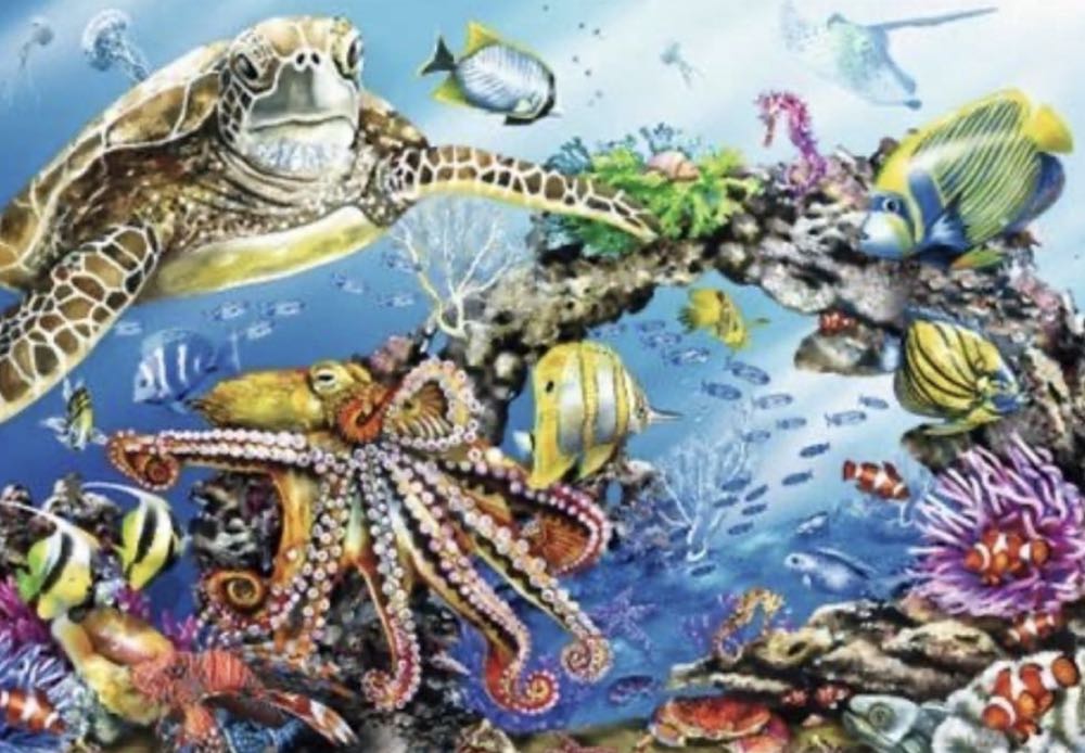 Turtle & Friends • - Ravensburger puzzle collectible [Barcode 4005556135691] - Main Image 2