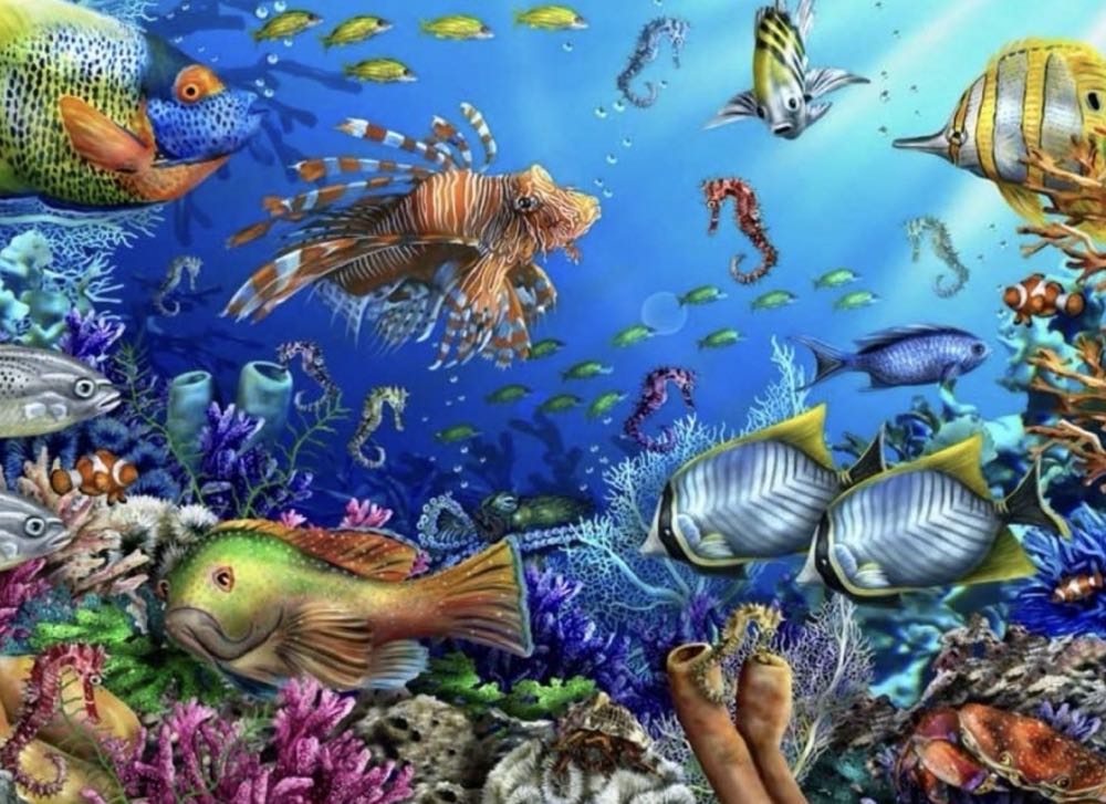 Sea-Horsing Around • - Ravensburger puzzle collectible [Barcode 4005556135516] - Main Image 2