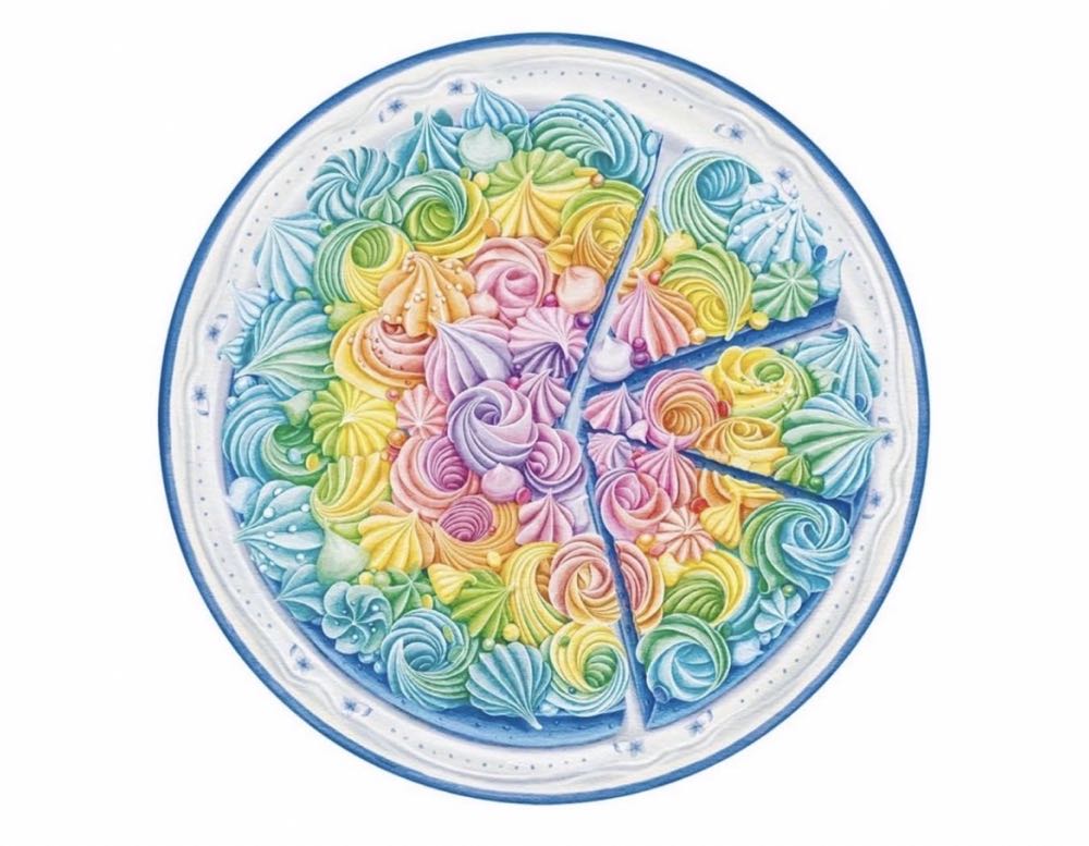 Circle of Colors 2 : Rainbow Cake - Ravensburger puzzle collectible [Barcode 4005556173495] - Main Image 2
