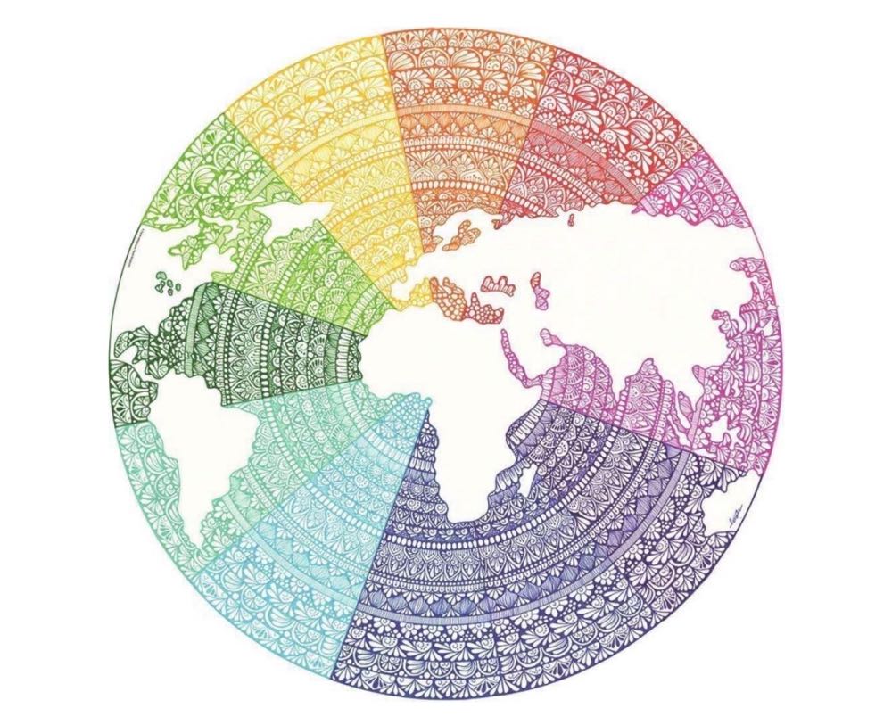 Circle of Colors 1 : Mandala - Ravensburger puzzle collectible [Barcode 4005556171682] - Main Image 2