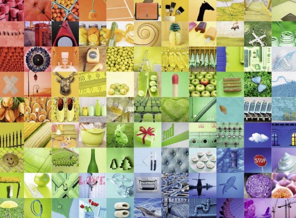 Color Palettes : 99 Daily Colors - Ravensburger puzzle collectible [Barcode 4005556824670] - Main Image 2