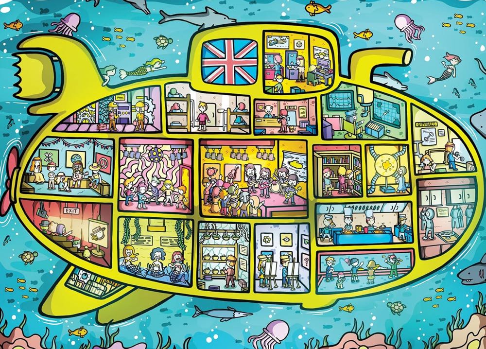 Sea Of Green Voyage - Cross & Glory Puzzles & Games puzzle collectible [Barcode 850063772297] - Main Image 2