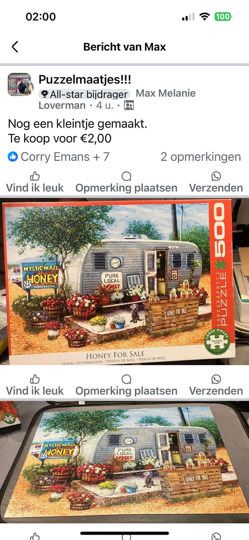 Honey For Sale - EuroGraphics puzzle collectible [Barcode 0628136153645] - Main Image 4
