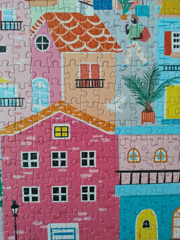 Colorful Houses - Magnolia Puzzles puzzle collectible - Main Image 4